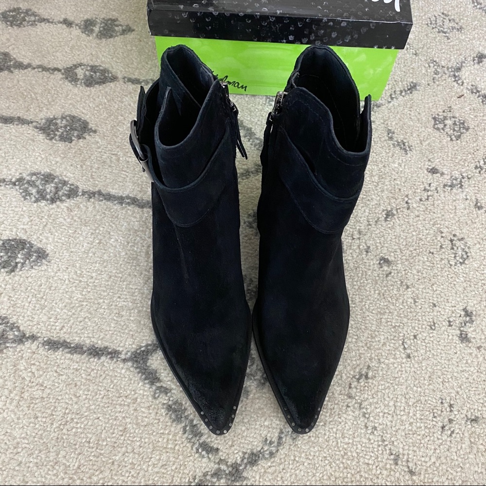 New Sam Edelman Leonia Suede Boots - Picture 4 of 5